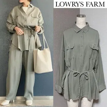 로리즈팜 텐셀 cpo 셔츠 카키