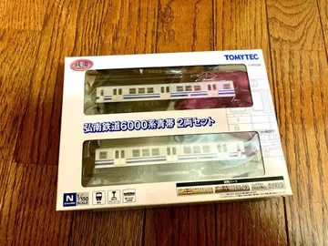 철도 컬렉션 코난 철도 6000계 파랑띠 2량 세트