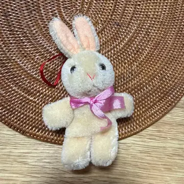 토끼 봉제 인형 테디베어 앤티크 손바닥 사이즈