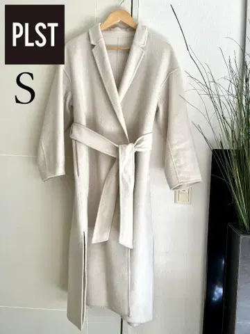 PLST 아이보리 롱 코트 S