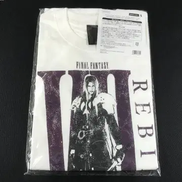 세피로스 파이널 판타지 T셔츠 화이트 퍼플 프리 사이즈