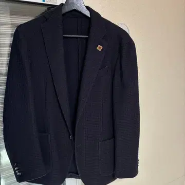 LARDINI 46 다크 네이비 테일러드 자켓