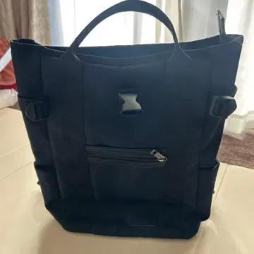 블랙 토트백 백팩