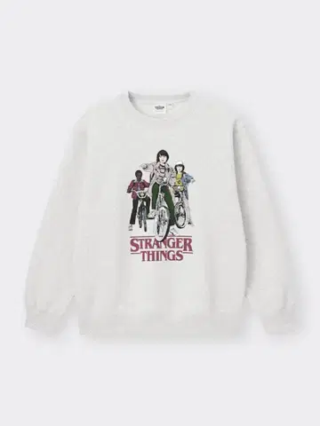 GU 스트레인저 싱스 L 스웨트 셔츠