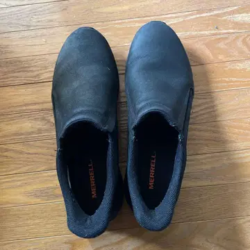 MERRELL 블랙 슬립온 스니커즈