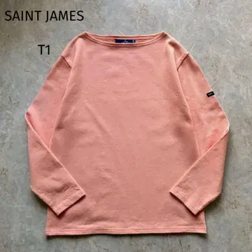새상품급 세인트 제임스 웨쌍 솔리드 라이트 오렌지 T1 핑크 무지