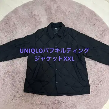 [UNIQLO] 퍼프 테크 퀼팅 자켓 블랙 XXL