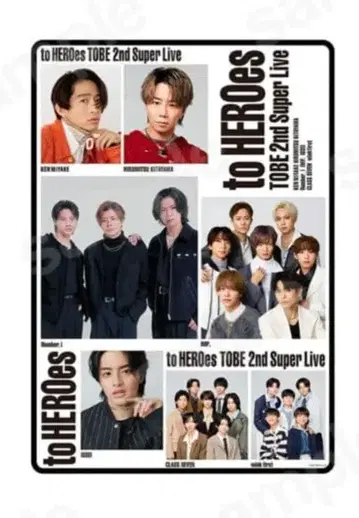 TOBE 2nd Live toHEROes 오리지널 담요 [ 새상품 ]