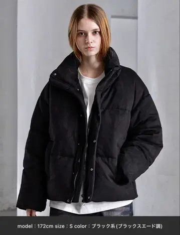 [ CLEL ] 볼륨 하이넥 숏 패딩 자켓