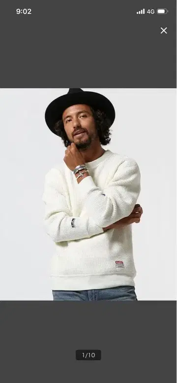 나노 유니버스 Champion x Let it Ride 니트 서멀