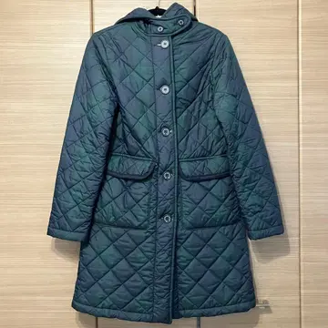 매킨토시 퀼팅 코트 그런지 보아 코트 블랙워치