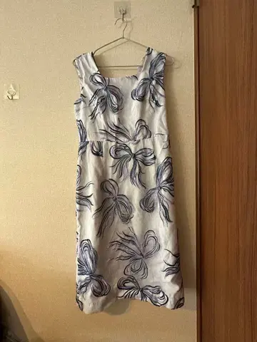 그레이스 콘티넨탈 리본 원피스 드레스 38