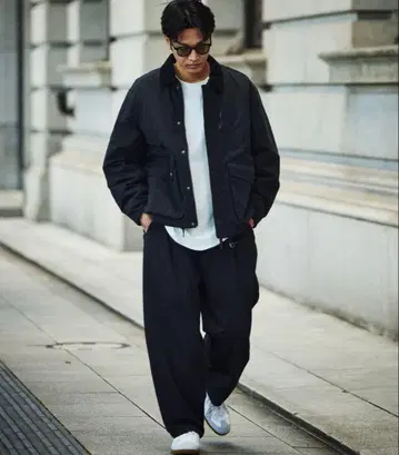 정가 16995엔 옷깃 코듀로이 절개 낚시용 자켓