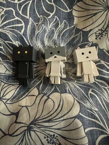 냥 보드 3체 세트 고양이 피규어 냥보