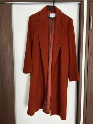 BEAUTY&YOUTH 오렌지 롱 코트 S