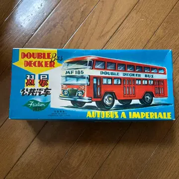 더블데커 버스 MF185 파랑 버스 레트로 양철