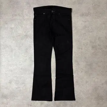 EDWIN 블랙 플레어 팬츠 여성용 M 상당 캐주얼 모드