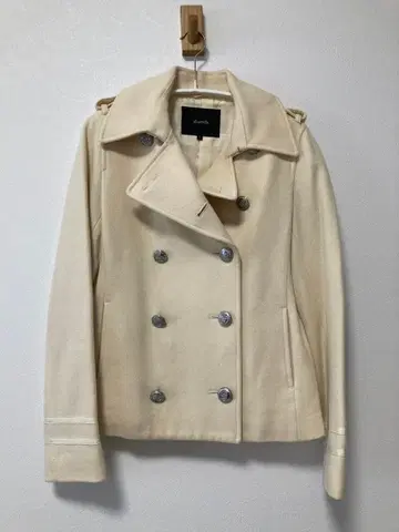 allureville 아이보리 피 코트 사이즈 1