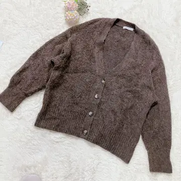 즉시 구매 OK SHIFONERY [ L ] 브라운 가디건