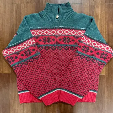 [ 구제 의류 ] 노르딕 니트 여성용 L 사이즈