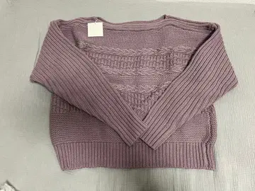 todayful 퍼플 니트 스웨터