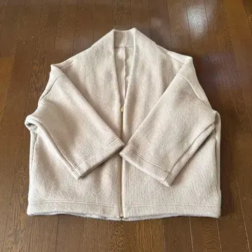 노카라 자켓 베이지 새상품