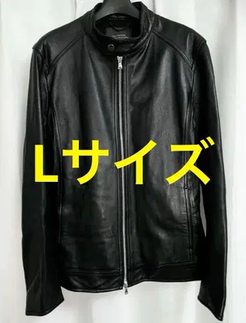 L 사이즈 NANO UNIVERSE 양가죽 램 가죽 명작 싱글 라이더