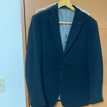 블랙 테일러드 자켓 2개 버튼