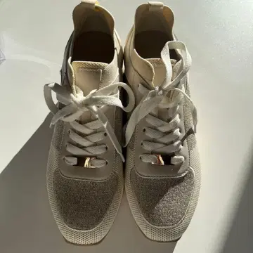 REZOY 니트 콤비 통굽 밑창 스니커즈