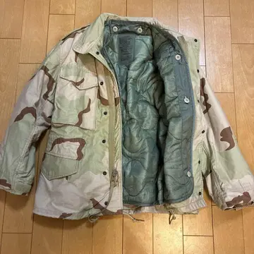 M-65 필드 자켓 디저트 카모플라쥬 패턴 내피 포함
