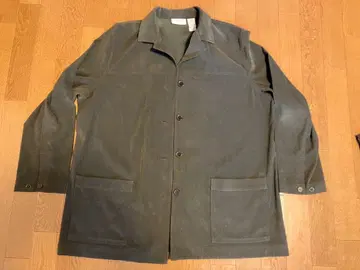 올리브 그린 얇은 소재 코트