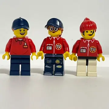 미니 피규어 빨간색 3개