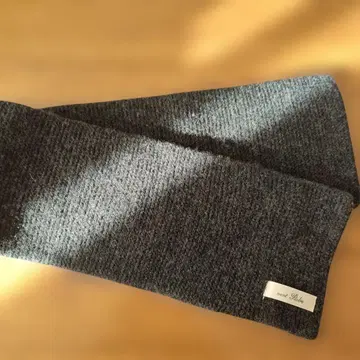 nest Robe 차콜 그레이 미니 니트 머플러