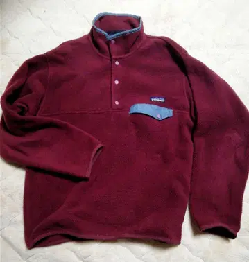 Patagonia 신틸라 스냅T 버건디 사이즈S