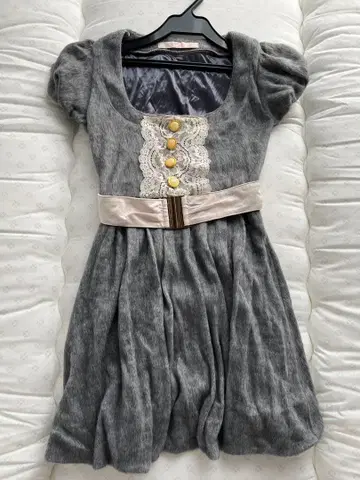 로지타 레이스 장식 벌룬 원피스