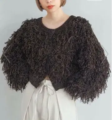 tiptop/루프 프린지 2way 니트