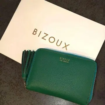 [ 거의 미사용 ] 비즈oux 주얼리 파우치 에메랄드 그린