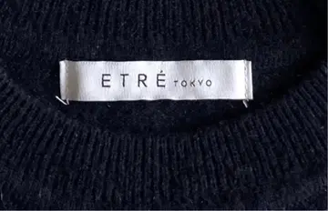 컨디션 최상 ETRE TOKYO 캐시미어 100% 니트 풀오버 네이비