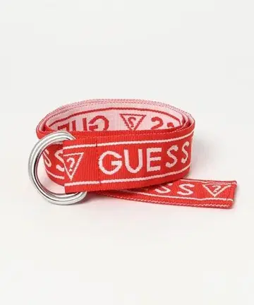 GUESS 게스 로고 웨빙 벨트