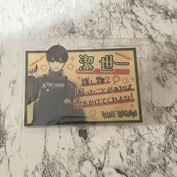 블루 록 블루록 이사기 요이치 아크릴 배지 빌리지 뱅가드