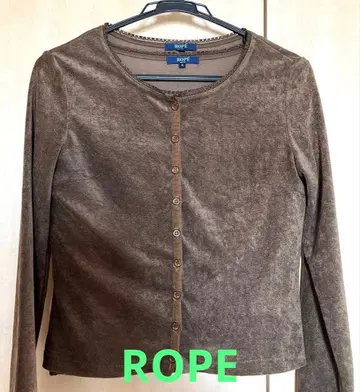 ROPE 로페 니트 가디건 앙상블 브라운