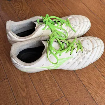 Mizuno 트레이닝 슈즈 화이트/그린 25.5cm