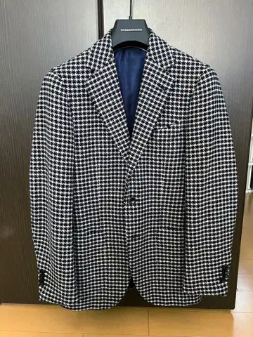 BEAMS F / 하운드 투스 자켓