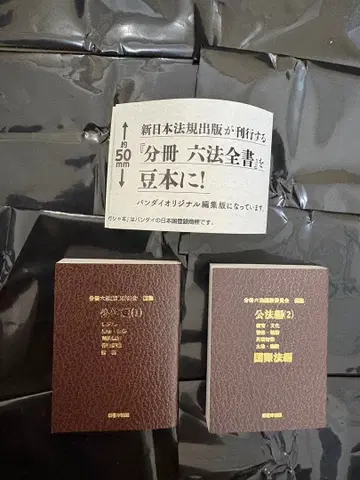 분책 육법전서 콩 육법 공법편 2책 세트