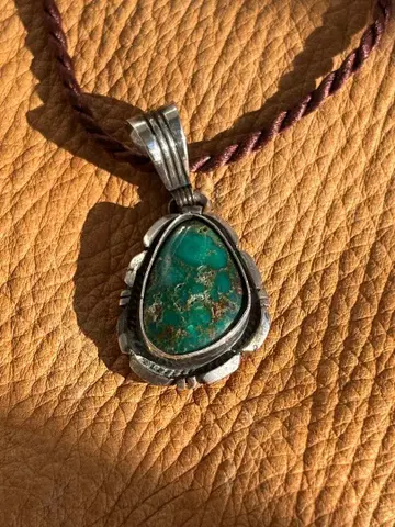 터콰이즈 스털링 실버 펜던트