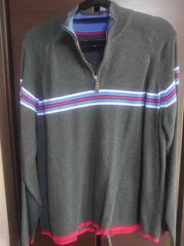 TOMMY HILFIGER 하프 지퍼 스웨터 L