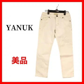 YANUK 야누크 데님 팬츠 청바지 화이트 여성용 B755