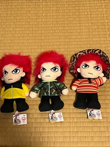hide 봉제 인형 3체 세트