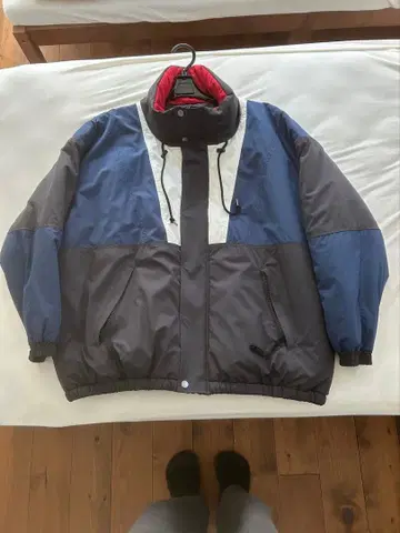 GERRY*BEAMS HEART 다운 자켓 S 네이비