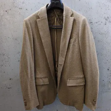 EDIFICE 베이지 울 혼방 테일러드 자켓